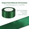 Wrapables 1.5 Inch x 25 Yards Satin Ribbon for Gift Wrapping, Weddings, Floral Bouquets, Bow Making, Party Decorations, DIY Crafts, Green